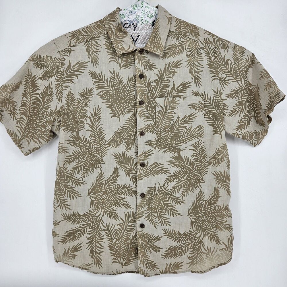 Exofficio Shirt Mens Large Button Fishing Outdoors‎ Hawaiian Short Sleeve L